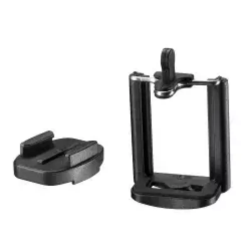 Pau de selfie Mantona com punho preto cinzento 91 cm para câmara