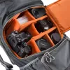 Mochila Mantona ElementsPro 40 cinzento laranja