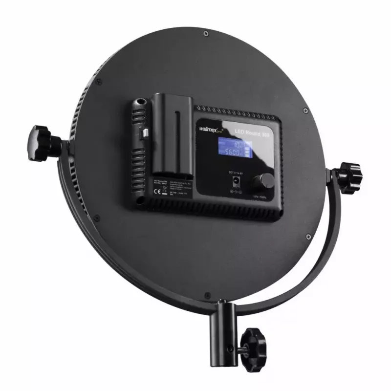 Lâmpada LED Walimex Pro LED Round 300 60 W com 60 lâmpadas preto