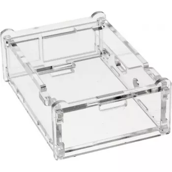 Caixa em acrílico para Raspberry Pi B+ RB-Case+01 transparente — caixa de proteção para Raspberry Pi B+