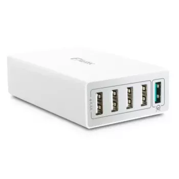 Carregador indoor Fantec QC3-A51 universal branco AC carregamento rápido