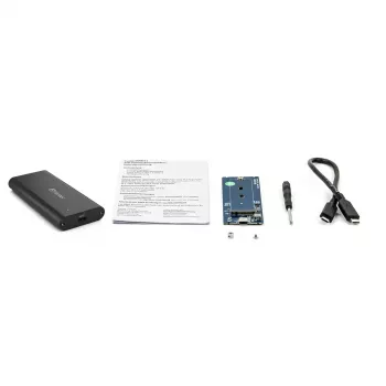 Caixa para SSD Fantec NVMe31 preto M.2