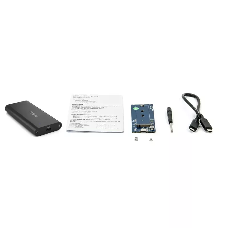 Caixa para SSD Fantec NVMe31 preto M.2