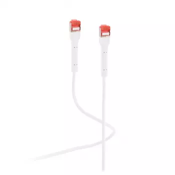 Cabo de rede Flexline FL31-29046 Cat6a U/FTP branco 3 m