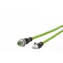 Cabo de rede METZ CONNECT 142M2X25020 2 m Cat6a verde RJ-45 M12