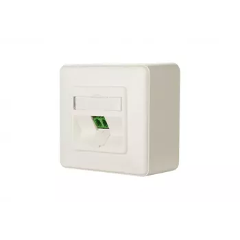 Tomada LC-D METZ CONNECT 1501207K1A-E branco