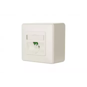 Tomada LC-D METZ CONNECT 1501207K1A-E branco