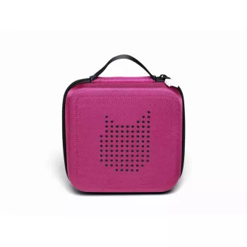 Mala de mão / mala de tiracolo Tonies 04-0026 — mala de poliéster para criança, roxa, 175×65×175 mm, fecho de correr