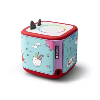 Capa de proteção para leitor MP3/MP4 tonies da Boxine, modelo 11001269, multicolorido silicone e pele vegan, 475×100×1 mm