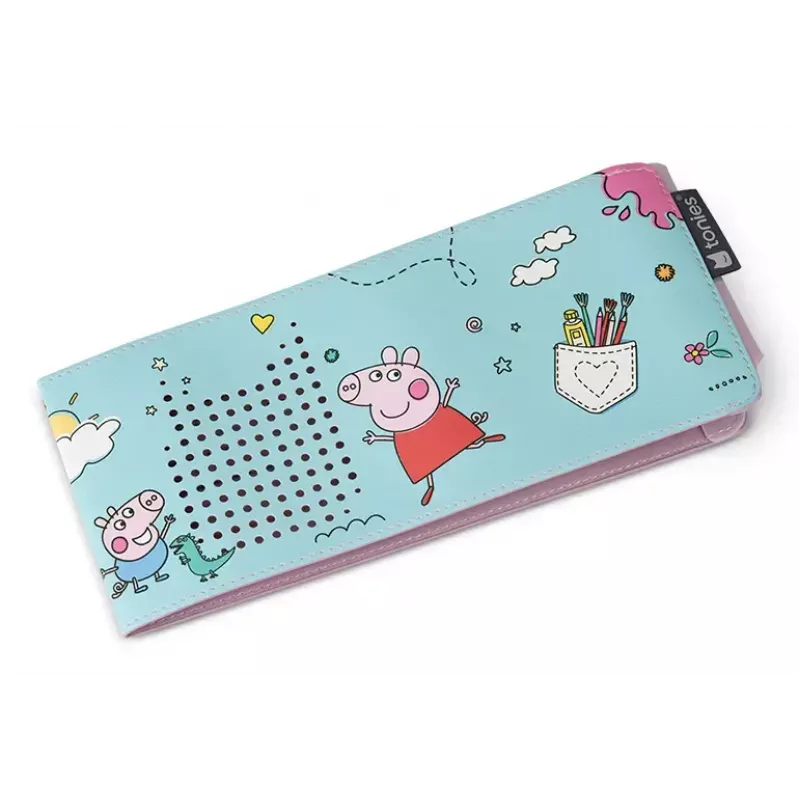 Capa de proteção para leitor MP3/MP4 tonies da Boxine, modelo 11001269, multicolorido silicone e pele vegan, 475×100×1 mm