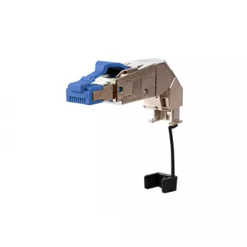 METZ CONNECT 40G ficha de campo RJ45 por 360 azul conector macho