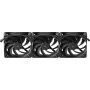 Ventoinha para caixa HAVN H14 PWM 140 mm preto — pack de 3, controlo de velocidade PWM, 140 mm cada