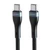 Cabo USB-C para USB-C 1 m, 4smarts 540429, preto, 0,48 Gbit/s