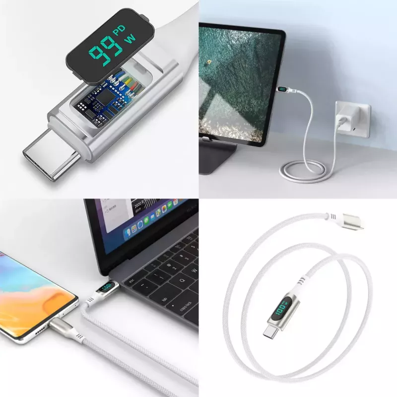 Cabo USB 4smarts 540954 3 m USB-C branco USB 2.0 0,48 Gbit/s