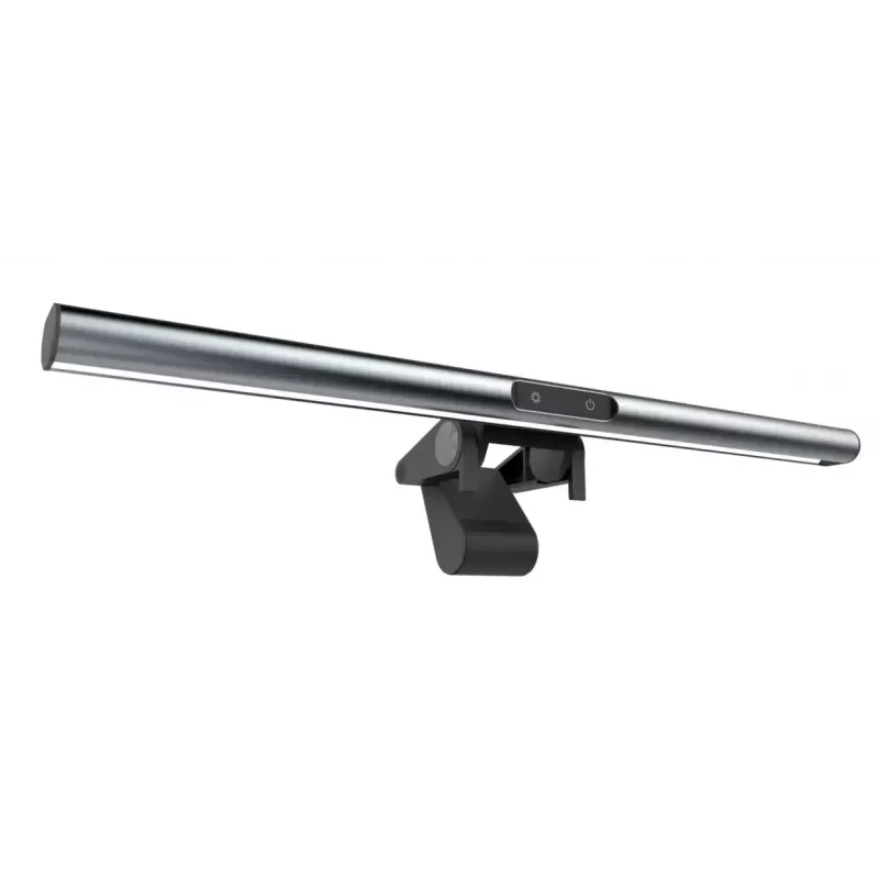 Luminária para monitor 4smarts 541710 — preto/prateado, 400 lm, USB 5V, 402×38×91 mm