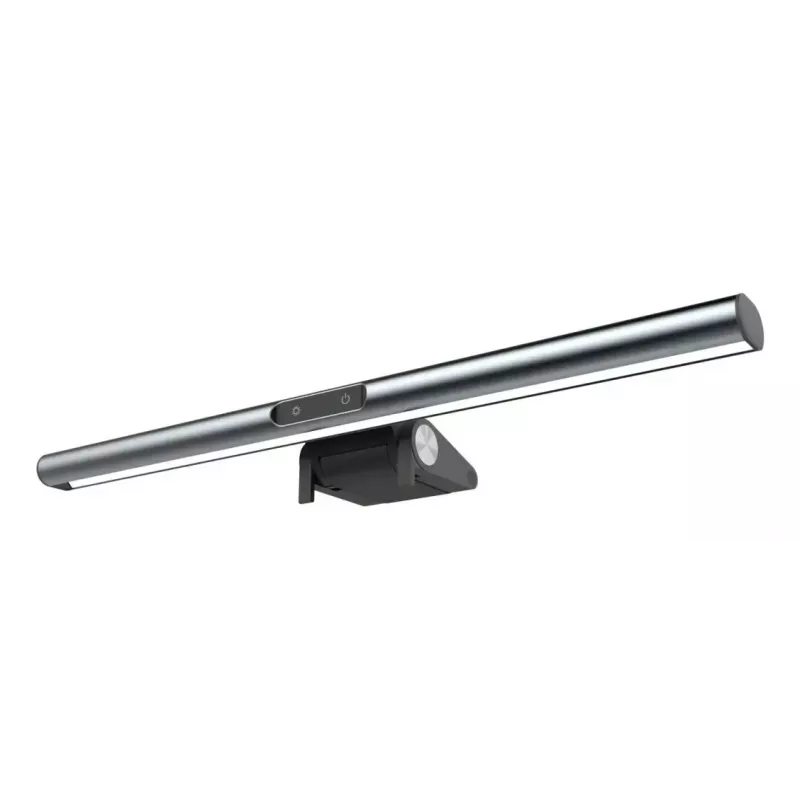 Luminária para monitor 4smarts 541710 — preto/prateado, 400 lm, USB 5V, 402×38×91 mm