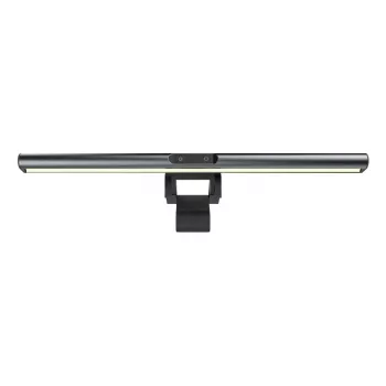 Luminária para monitor 4smarts 541710 — preto/prateado, 400 lm, USB 5V, 402×38×91 mm