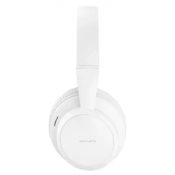 Headset 4smarts SkyBuds Wave — com fios e sem fios, Bluetooth, USB-C, circum-aural, arco de cabeça, 20–20000 Hz, cabo de 0,3 m, branco