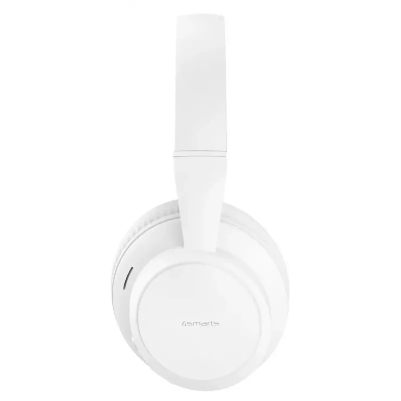 Headset 4smarts SkyBuds Wave — com fios e sem fios, Bluetooth, USB-C, circum-aural, arco de cabeça, 20–20000 Hz, cabo de 0,3 m, branco