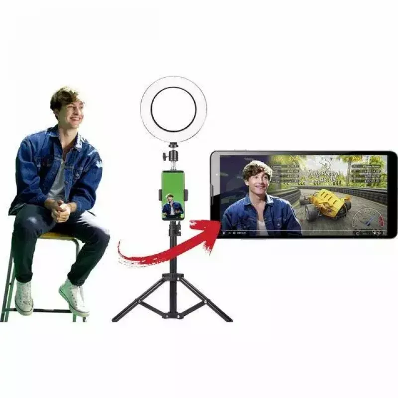 Fundo verde EASYPIX MyStudio 62020 portátil leve – fundo dobrável para fotografia e vídeo