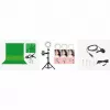 Fundo verde EASYPIX MyStudio 62020 portátil leve – fundo dobrável para fotografia e vídeo