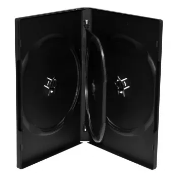 Caixa de DVD MediaRange BOX35-3 preta 3 discos