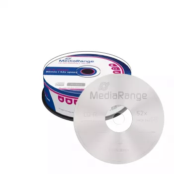 CD-R MediaRange MR201 700 MB 52x 25 unid.