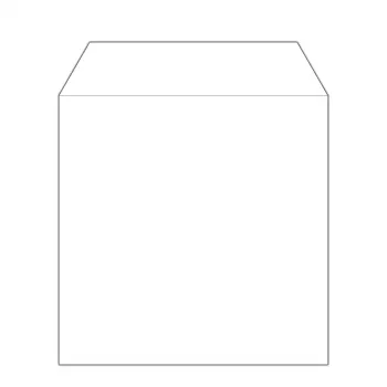Capa protetora MediaRange BOX66 para disco ótico 1 disco branca