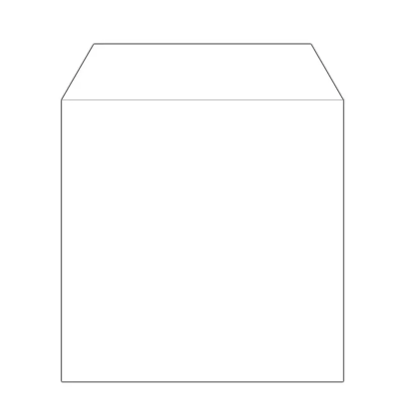 Capa protetora MediaRange BOX66 para disco ótico 1 disco branca