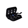 Estojo para cartões de memória MediaRange BOX98 para 3 cartões nylon preto
