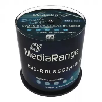 DVD+R DL MediaRange MR470 8,5 GB 100 unid.