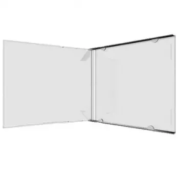 Caixa de CD MediaRange BOX110-200 1 disco transparente