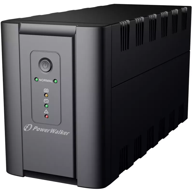 Fonte de alimentação ininterrupta PowerWalker VI 1200 line-interactive 1,2 kVA / 600 W, 6 saídas AC, bateria 7 Ah, mini torre
