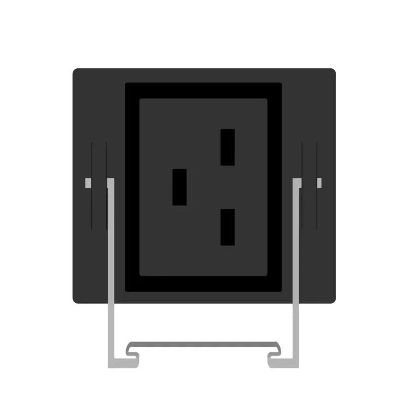 Unidade de distribuição de energia PowerWalker 10133028 24 tomadas AC 0U preta