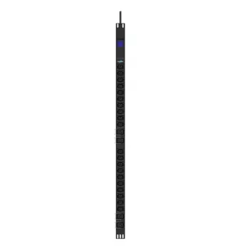 Unidade de distribuição de energia PowerWalker 10133031 24 saídas AC 0U preta
