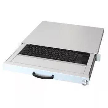 Teclado industrial Aixcase AIX-19K1UKUSTP-W