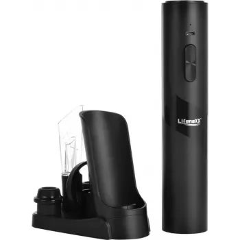 Saca-rolhas elétrico Technaxx LX-064 com kit de manutenção – abridor de garrafas sem fios recarregável