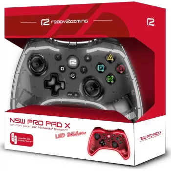 ready2gaming Nintendo Switch Pro Pad X-LED Edition – Pro Pad ergonómico para Nintendo Switch