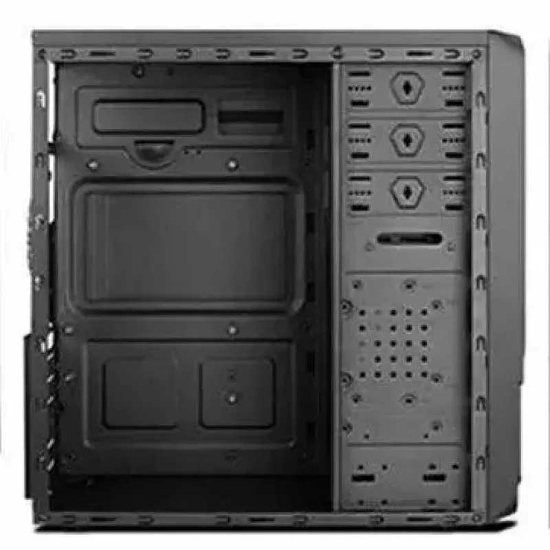 Caixa de computador Inter-Tech Micro ATX GB-V1 m/SL-500, preto