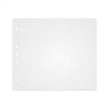 Estojo de proteção MediaRange BOX60 para 2 discos branco
