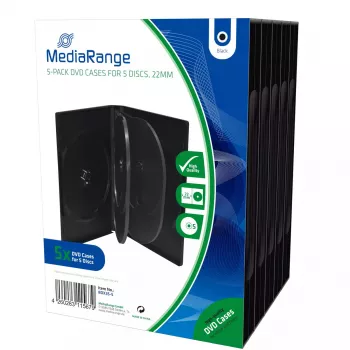 Estojo para DVD MediaRange BOX35-5