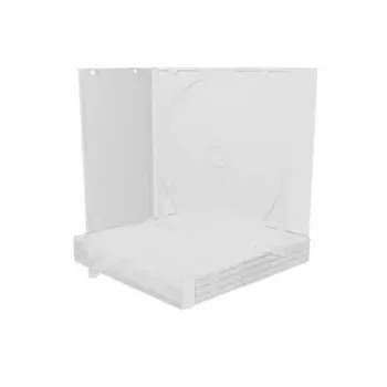 Estojo para disco ótico MediaRange BOX23-T Jewel Case 1 disco transparente