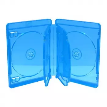 Estojo BD MediaRange para 6 discos 22 mm azul