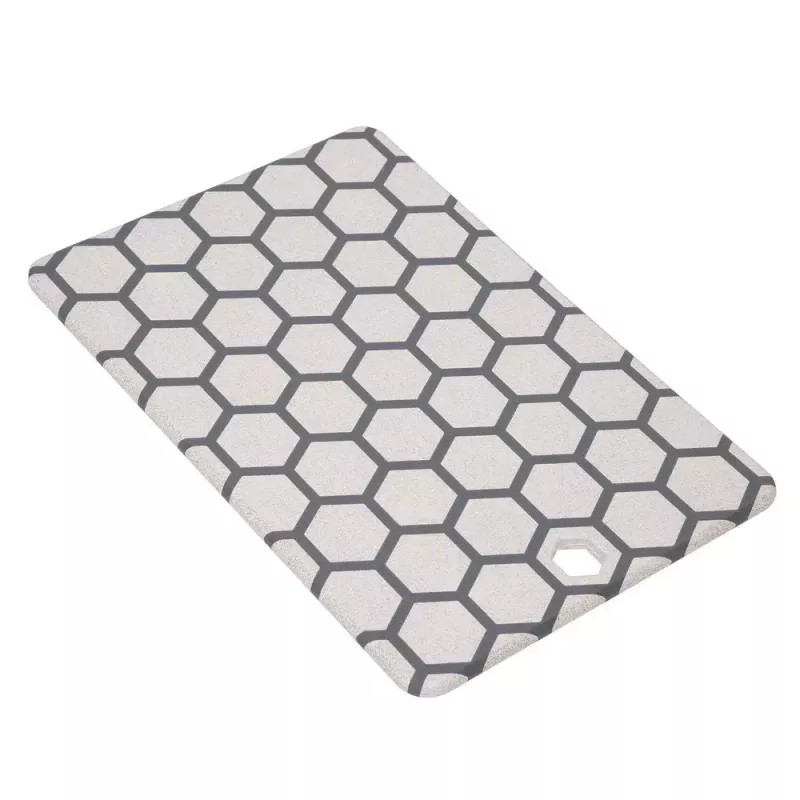 Tábua de corte retangular de plástico Resto Kitchenware 95402 cinzento branco