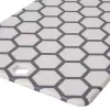 Tábua de corte retangular de plástico Resto Kitchenware 95402 cinzento branco