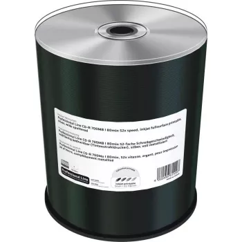 Disco ótico CD-R MediaRange MRPL502 700MB prateado — pack de 100