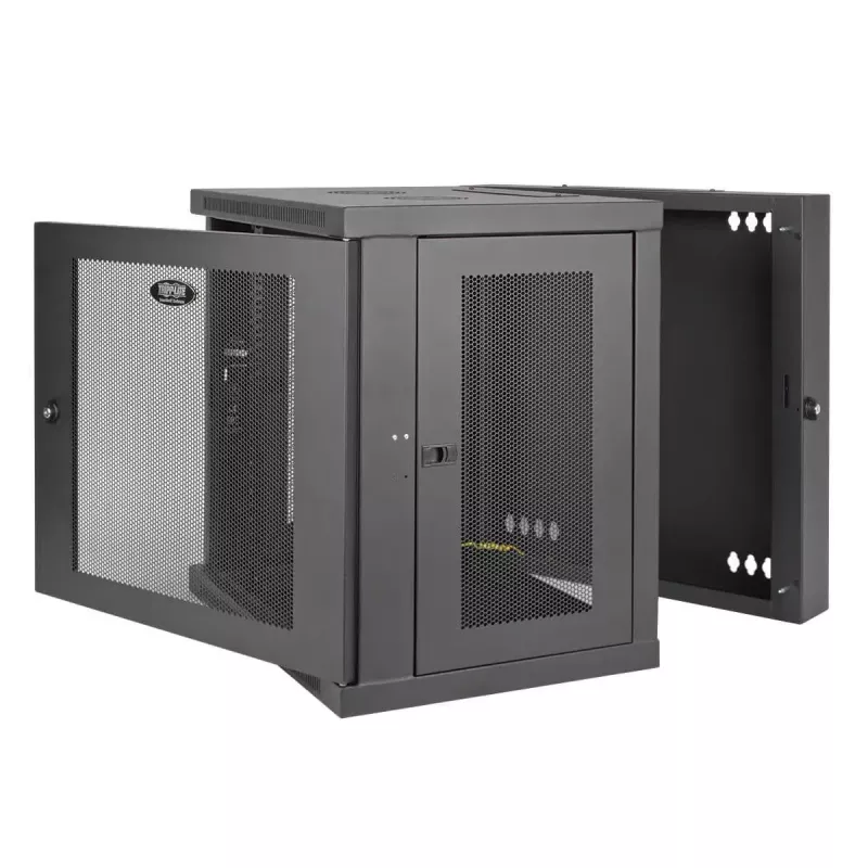 Armário de rack para montagem na parede 12H Eaton SRW12USDP — 600,2×647,7×636,5 mm, IP20, preto