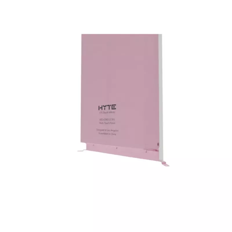Monitor tátil HYTE Y70 Touch Display Upgrade Strawberry Milk — ecrã tátil rosa de 14,5 polegadas