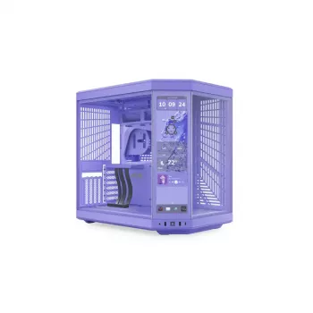 HYTE Y70 Touch Display Upgrade Taro Milk ecrã tátil de 14,9 polegadas – violeta