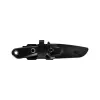Faca de exterior de lâmina fixa Gerber Principle preta – bushcraft, lâmina utilitária compacta